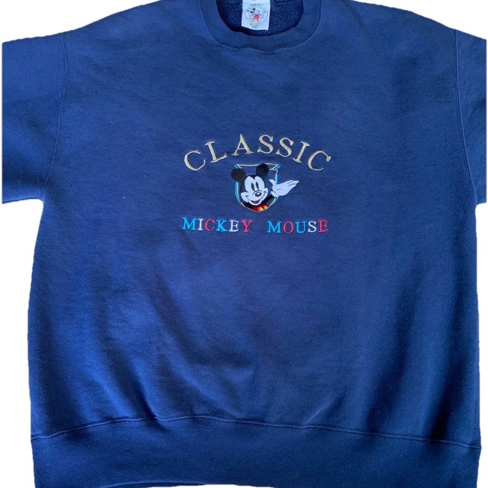 Vintage 90’s Classic Mickey Mouse Blue Sweatshirt